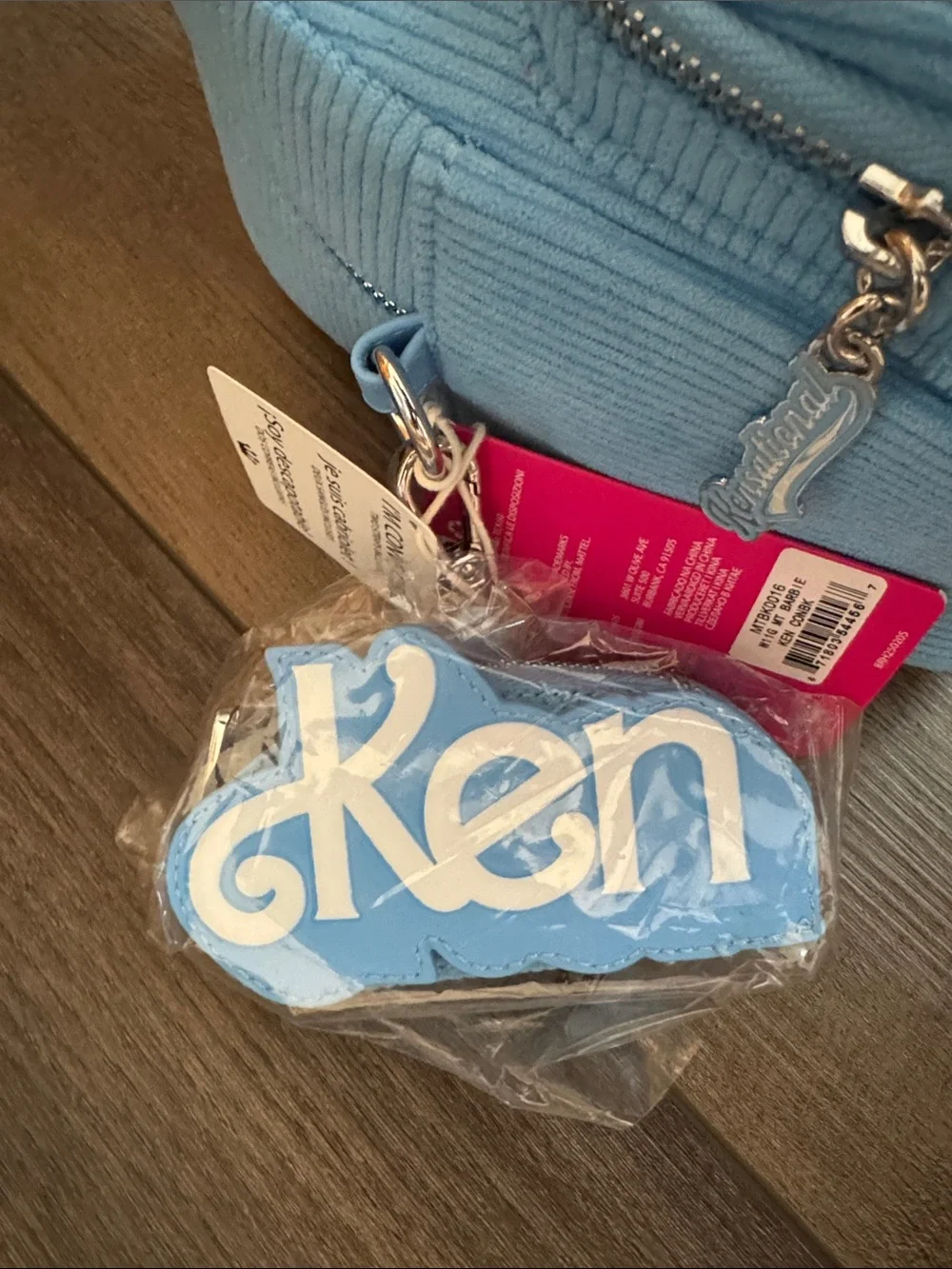 Kids Light Blue Corduroy Mini Backpack Barbie Loungefly Ken